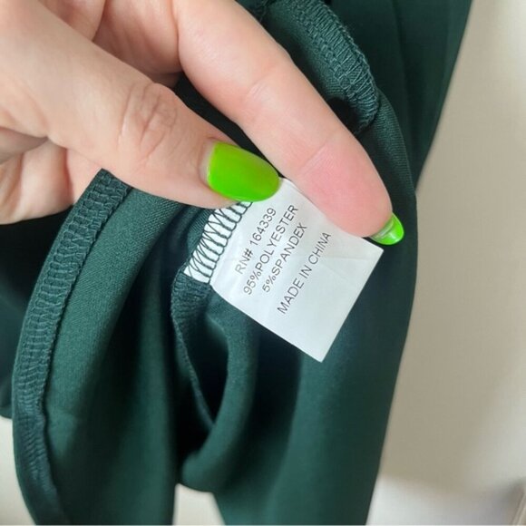 Petal & Pup Yvonne Emerald Green Hi Low Cut Out Midi Dress S - Picture 16 of 16